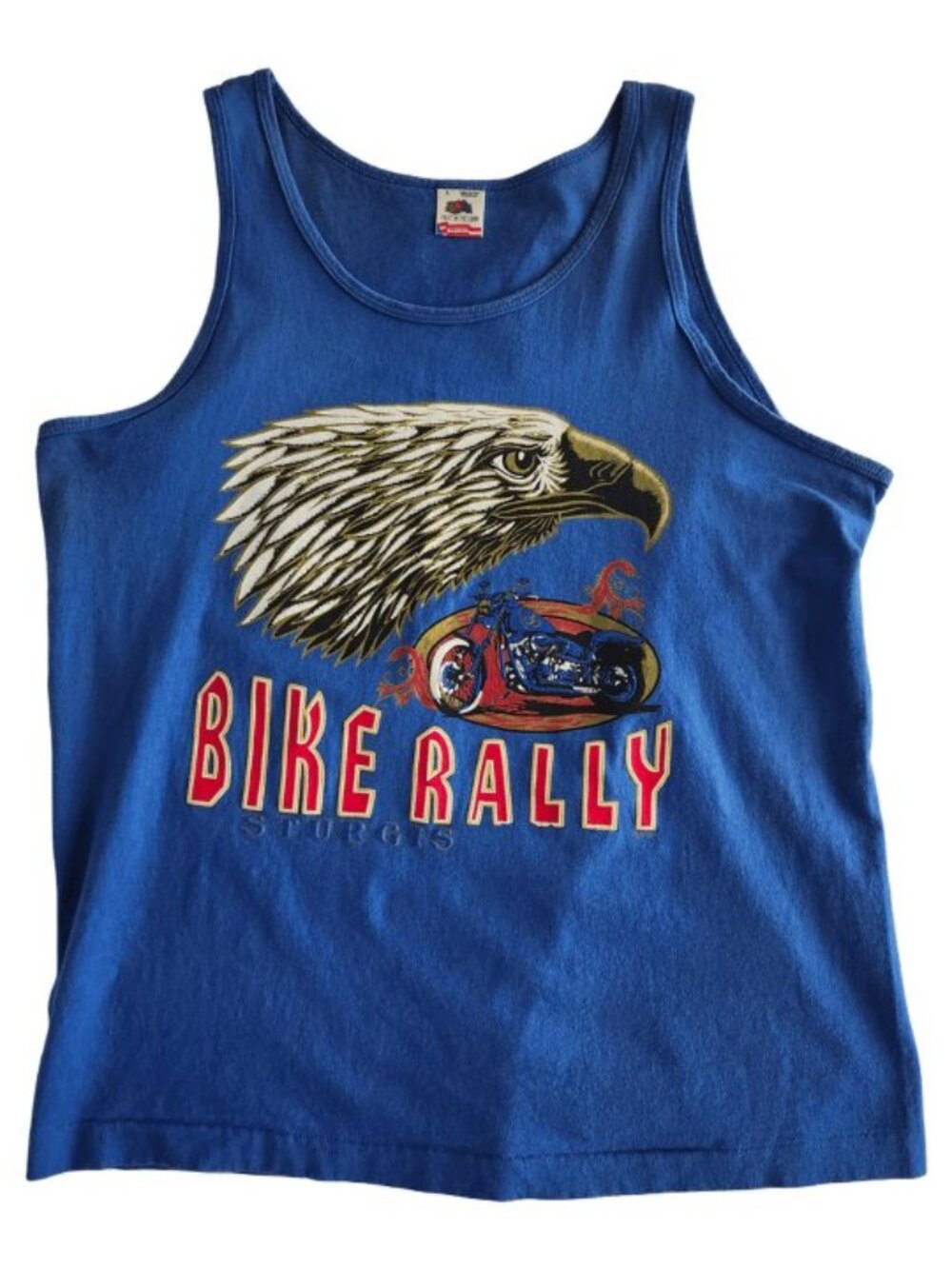 Vintage 2000 Sturgis Bike Rally 60th Anniversary Muscle Tank Top Single Stitch L